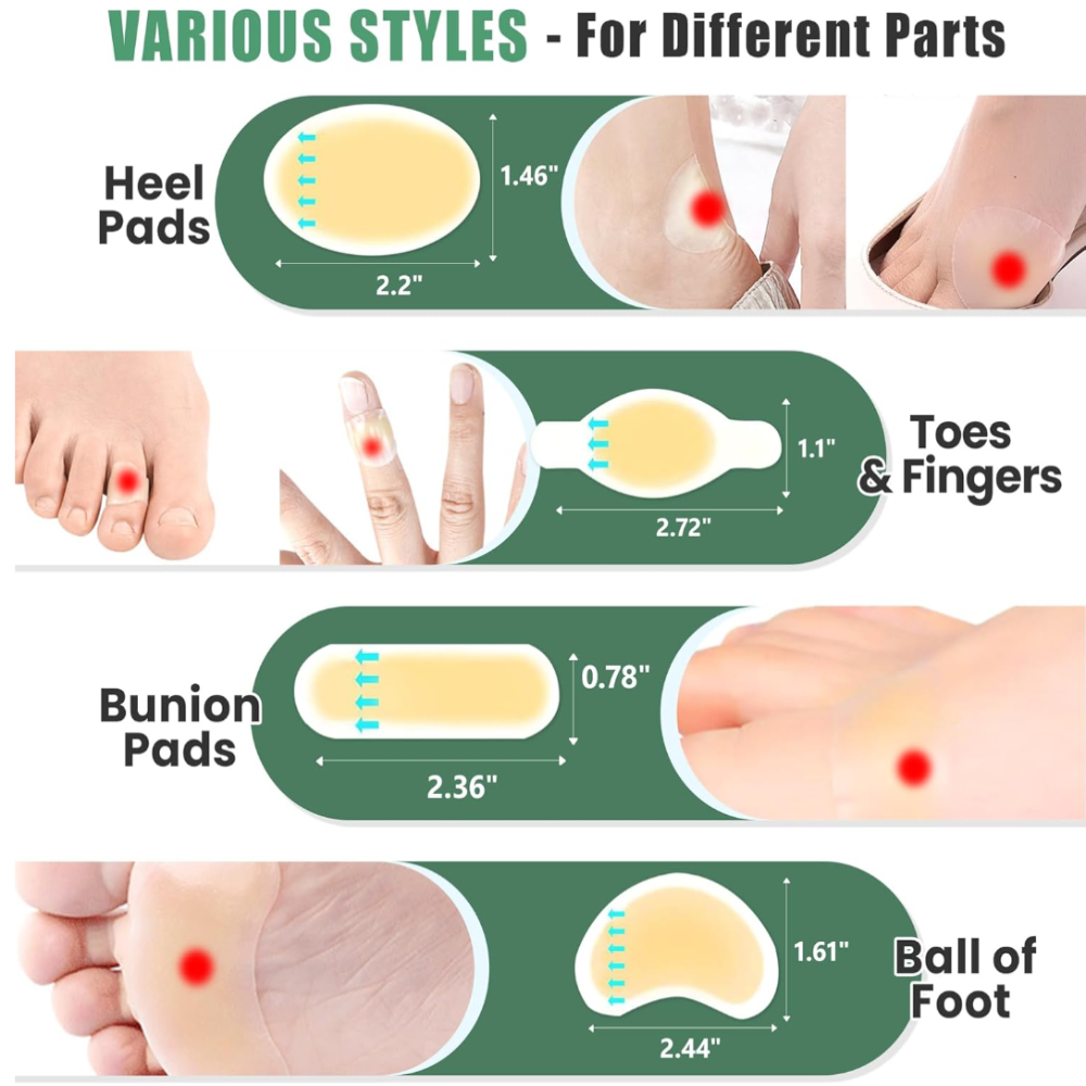 Hydrocolloid Wound Patches – Assorted 30 Pack