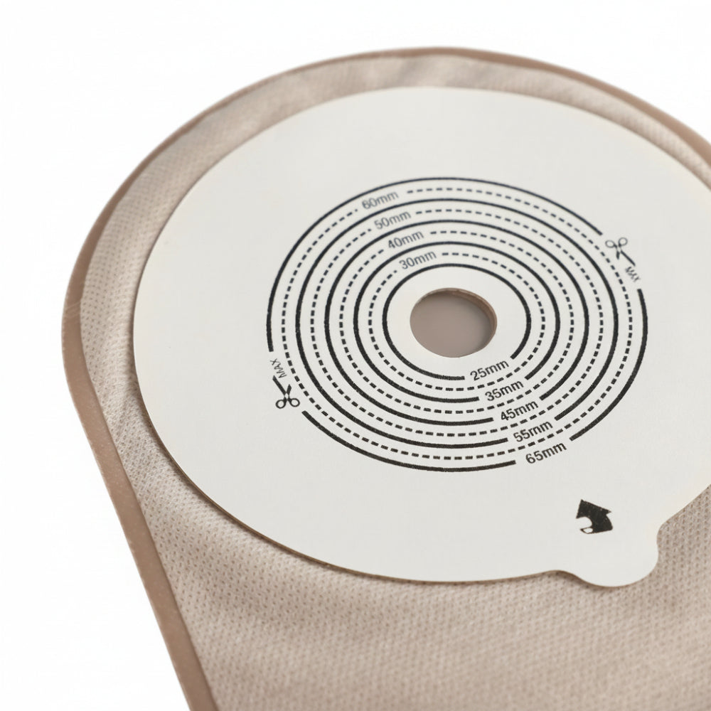ONE PIECE CLIP CLOSURE OSTOMY BAG  10 PCS