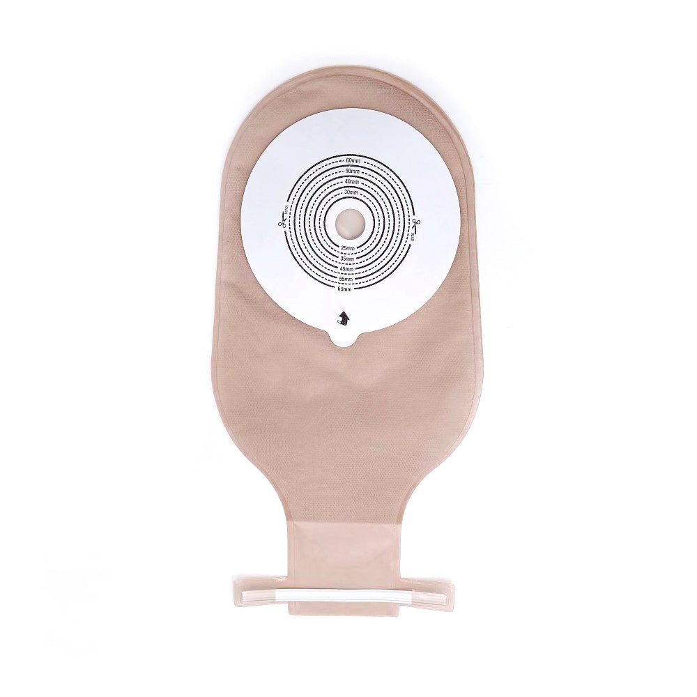 ONE PIECE DRAINABLE OSTOMY POUCH ALUMINUM  10 PCS