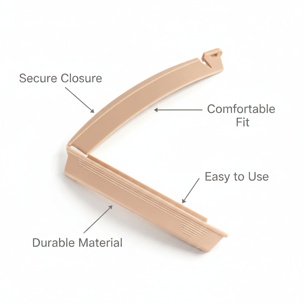Ostomy Bag Clips,Leak-proof snap closure 10 PCS