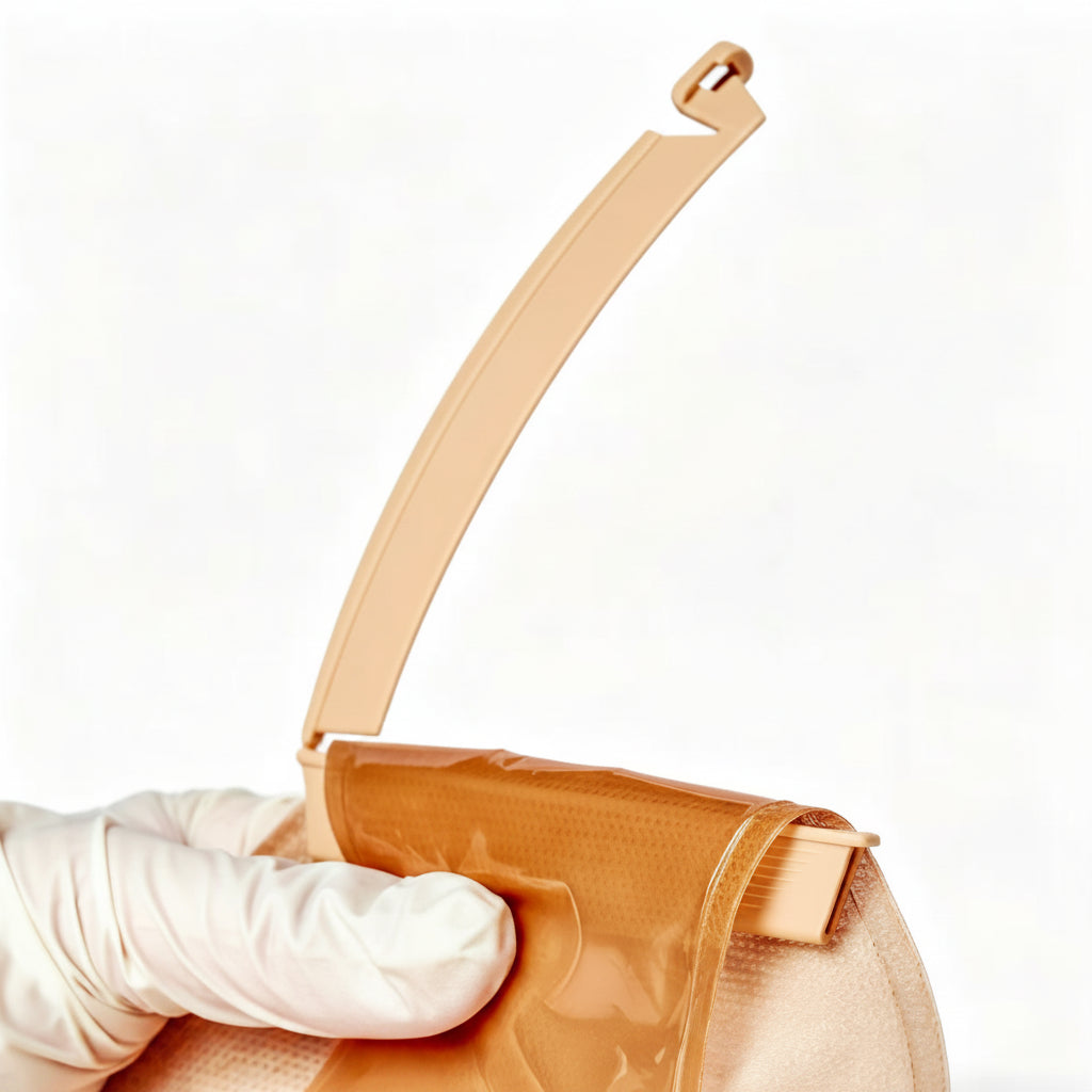 ONE PIECE CLIP CLOSURE OSTOMY BAG  10 PCS