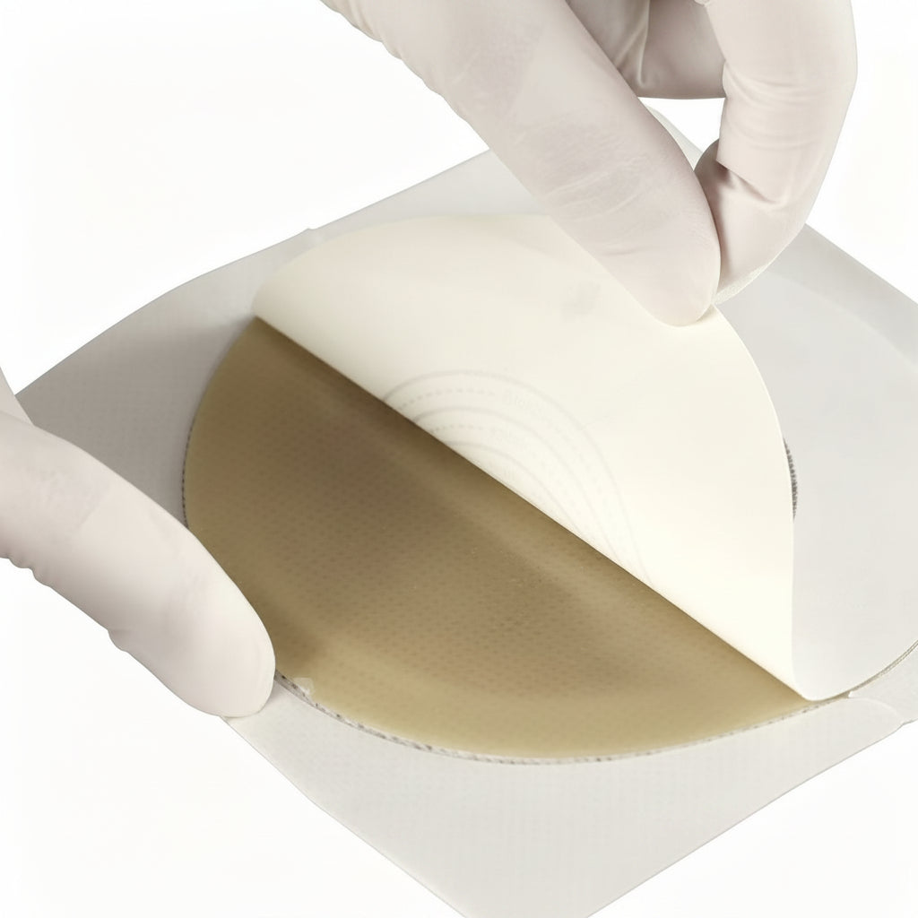 Ostomy Two-Piece Flat Baseplate 10 PCS