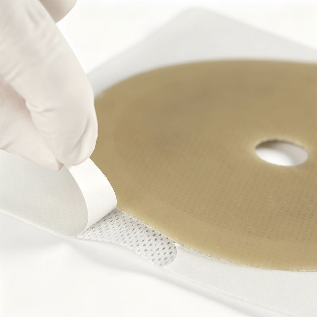 Ostomy Two-Piece Flat Baseplate 10 PCS