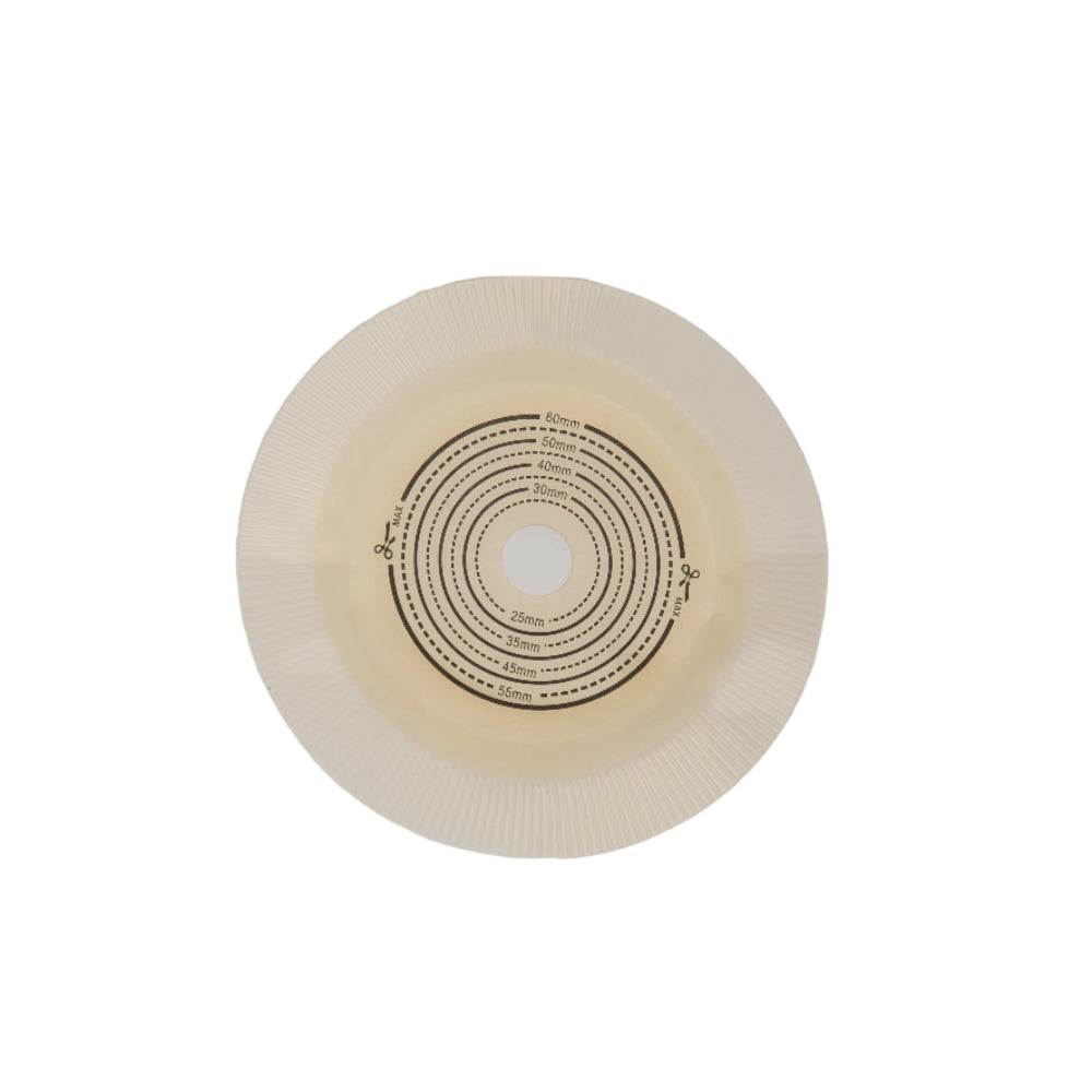 TWO PIECE OSTOMY BASEPLATE FLAT CUT-TO-FIT 5 PCS